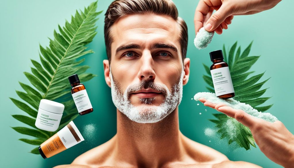 Esfoliação facial e cuidados com a barba