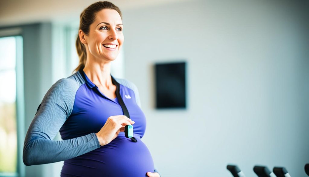 Monitoramento de atividade física durante a gravidez