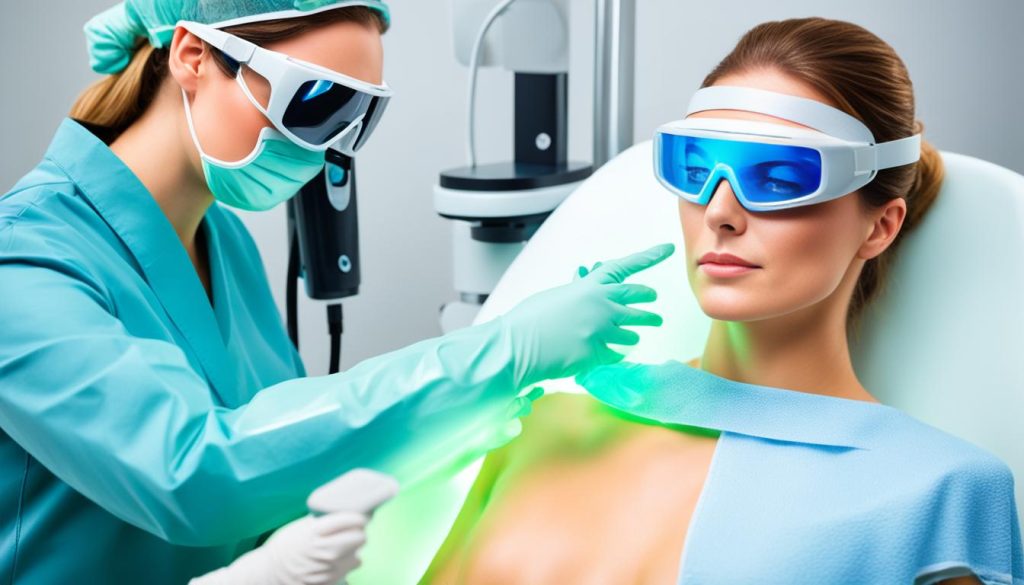 Prevenção de danos na pele durante depilação a laser
